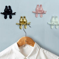 Bird Hook Wall Mounted Hook Decorative Hanger for Bathroom Bedroom Home