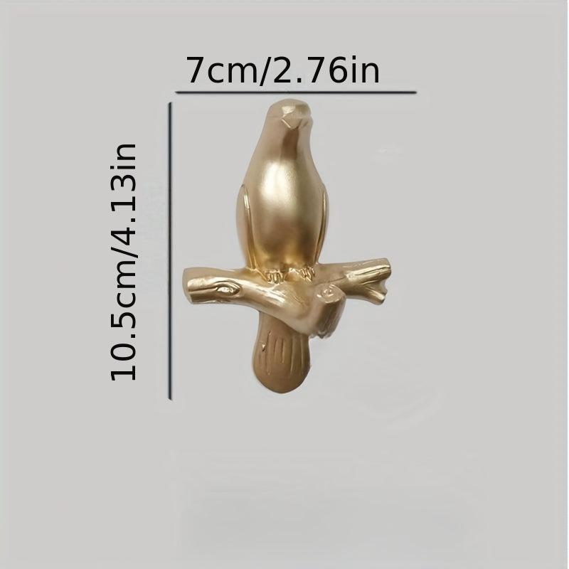 Bird Hook Wall Mounted Hook Decorative Hanger for Bathroom Bedroom Home