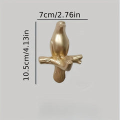 Bird Hook Wall Mounted Hook Decorative Hanger for Bathroom Bedroom Home