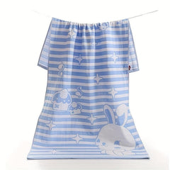 Cartoon Bath Towel for Kids, Soft & Absorbent, Home Bathroom Supplies