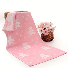 Cartoon Bath Towel for Kids, Soft & Absorbent, Home Bathroom Supplies