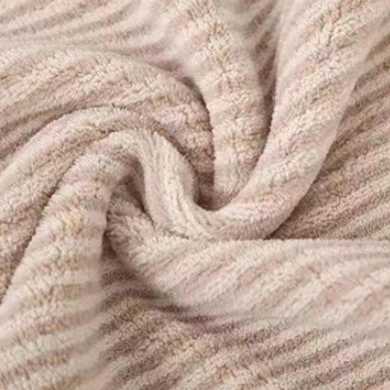 Coral Fleece Bath Towel Soft Absorbent Thicken Towel For Home Bathroom