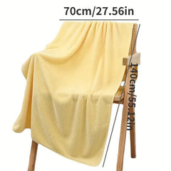 Coral Fleece Bath Towel Soft Absorbent Thicken Towel For Home Bathroom