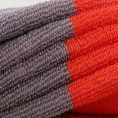 2pcs Striped Hand Towel Soft Cotton Absorbent Towel