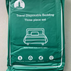 Disposable Bedding Set Non-woven Fabric Bed Sheet Quilt Cover Pillowcase