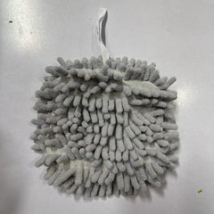 Fluffy Chenille Hanging Towel for Kitchen and Bathroom Use