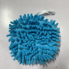 Fluffy Chenille Hanging Towel for Kitchen and Bathroom Use