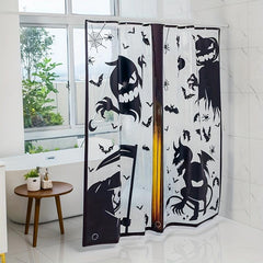 Clear Shower Curtain Waterproof Bathroom Dry And Wet Separation 70 86in