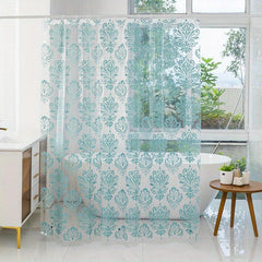 Clear Shower Curtain Waterproof Bathroom Dry And Wet Separation 70 86in