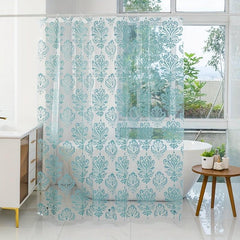 Clear Shower Curtain Waterproof Bathroom Dry And Wet Separation 70 86in