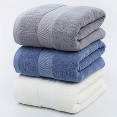 2pcs Solid Hand Towel Soft Skin-friendly Absorbent Towel For Bathroom Gym