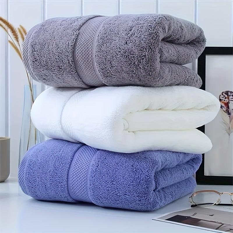 2pcs Solid Hand Towel Soft Skin-friendly Absorbent Towel For Bathroom Gym