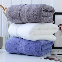 2pcs Solid Hand Towel Soft Skin-friendly Absorbent Towel For Bathroom Gym