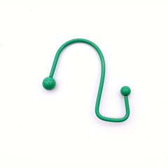 12pcs Shower Curtain Hook Rings Waterproof Metal Material Bathroom Accessories