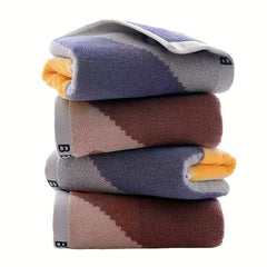 1pc Bear Hand Towel Cotton Woven Jacquard Face Towel