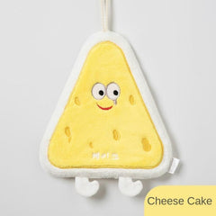 Cartoon Fingertip Towel Hanging Towel Soft Absorbent Handkerchief