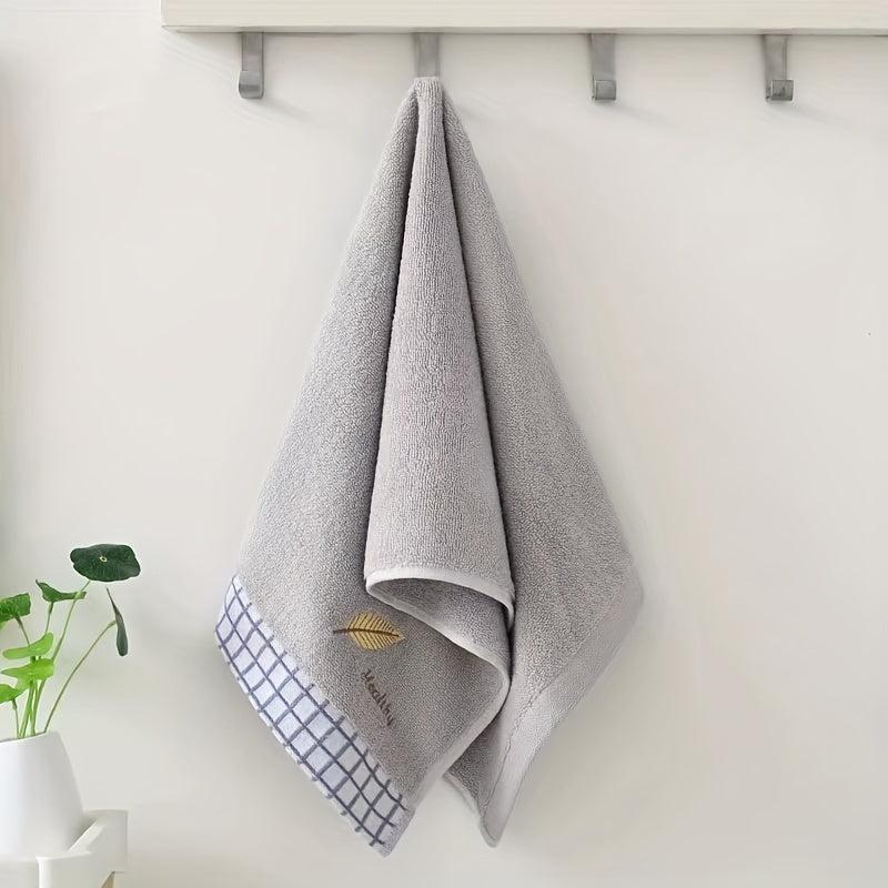 Leaf Pattern Hand Towel Strong Water Absorption