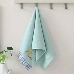 Leaf Pattern Hand Towel Strong Water Absorption