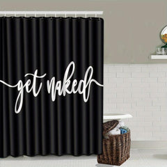 Water Resistant Shower Curtain Set