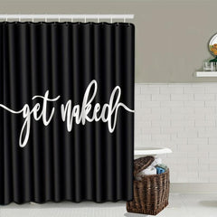Water Resistant Shower Curtain Set