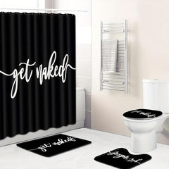 Water Resistant Shower Curtain Set