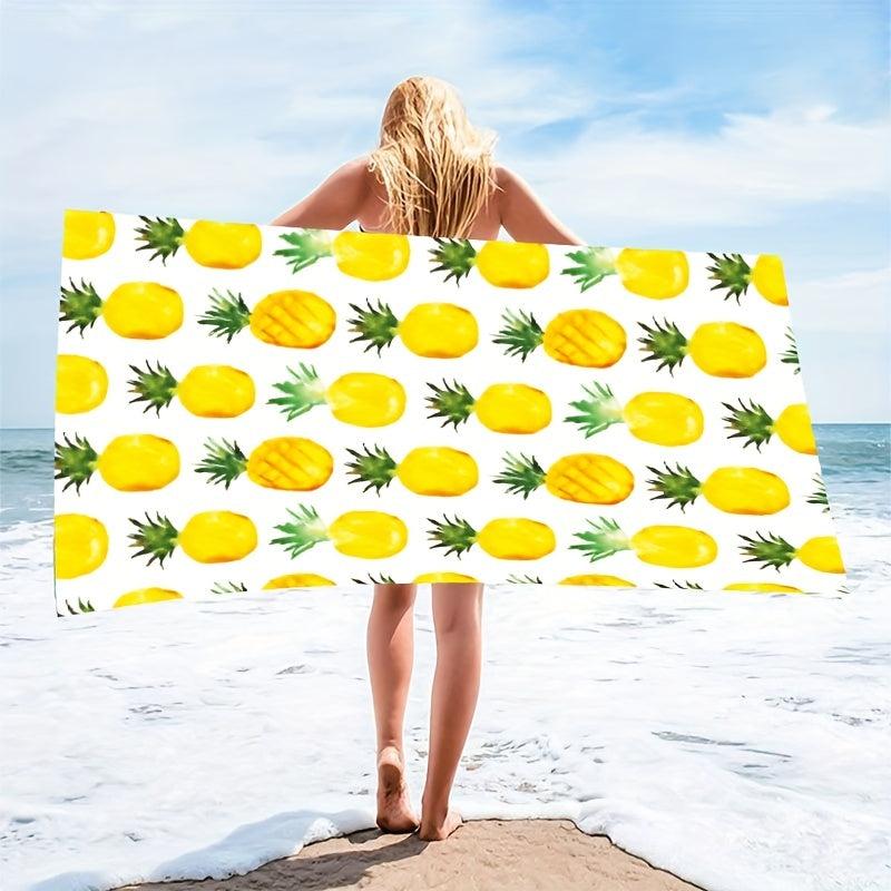 Printed Beach Towel Quick Drying Absorbent Lightweight Towel