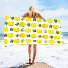 Printed Beach Towel Quick Drying Absorbent Lightweight Towel