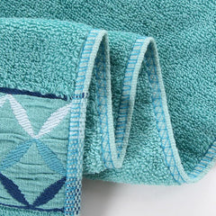 Four Leaf Printed Hand Towel Soft Face Towel Absorbent