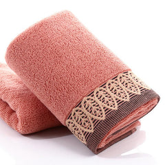 Leaf Embroidery Hand Towel Soft Skin-friendly Face Towel