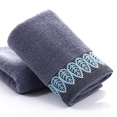 Leaf Embroidery Hand Towel Soft Skin-friendly Face Towel