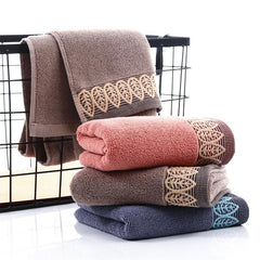 Leaf Embroidery Hand Towel Soft Skin-friendly Face Towel
