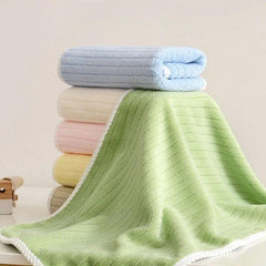 5pcs Cartoon Duck Embroidered Towel Microfiber Face Towel