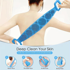 Silicone Back Scrubber Exfoliating Body Scrubber Bath Body Brush
