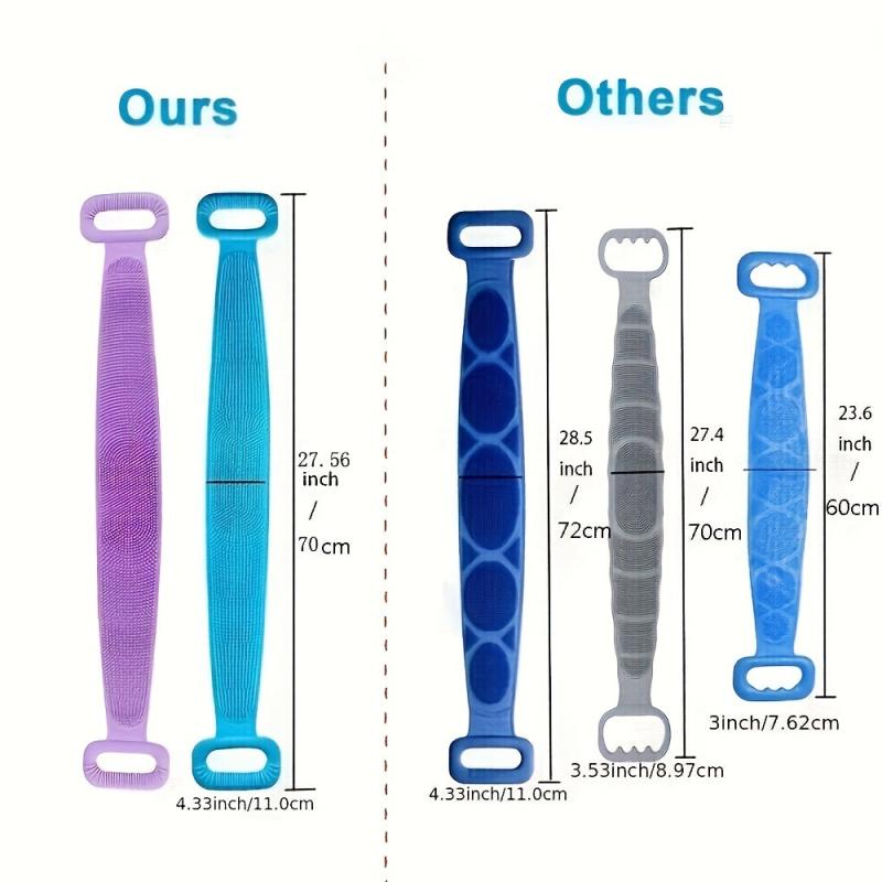 Silicone Back Scrubber Exfoliating Body Scrubber Bath Body Brush
