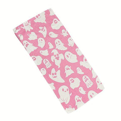 Pink Ghost Pattern Hand Towel Microfiber Soft Skin-friendly Face Towel