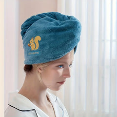 3pcs Hair Drying Cap & Gloves Set Quick Drying Towel Soft Absorbent Hair Wrap