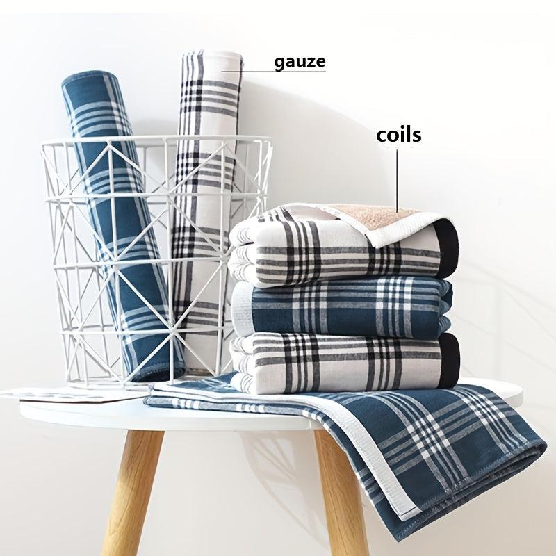 5pcs Japanese Face Towel Thickened Household Handkerchiefs