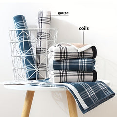 5pcs Japanese Face Towel Thickened Household Handkerchiefs