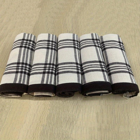 5pcs Japanese Face Towel Thickened Household Handkerchiefs