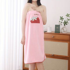 2pcs Women's Bath Towel Set with Bathrobe, Hand Towel, Big Bath Towel