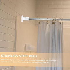 Telescopic Shower Curtain Rod Stainless Steel Rust Proof