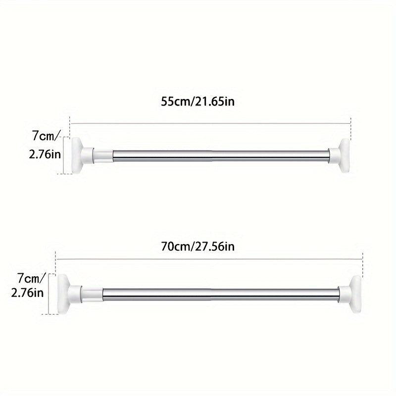 Telescopic Shower Curtain Rod Stainless Steel Rust Proof