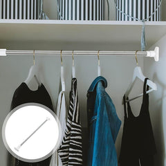 Telescopic Shower Curtain Rod Stainless Steel Rust Proof