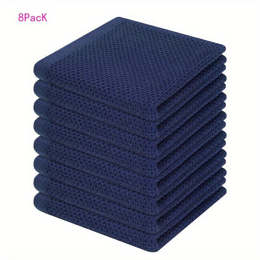 8pcs Washcloths Scouring Pads Soft Absorbent Dish Towel