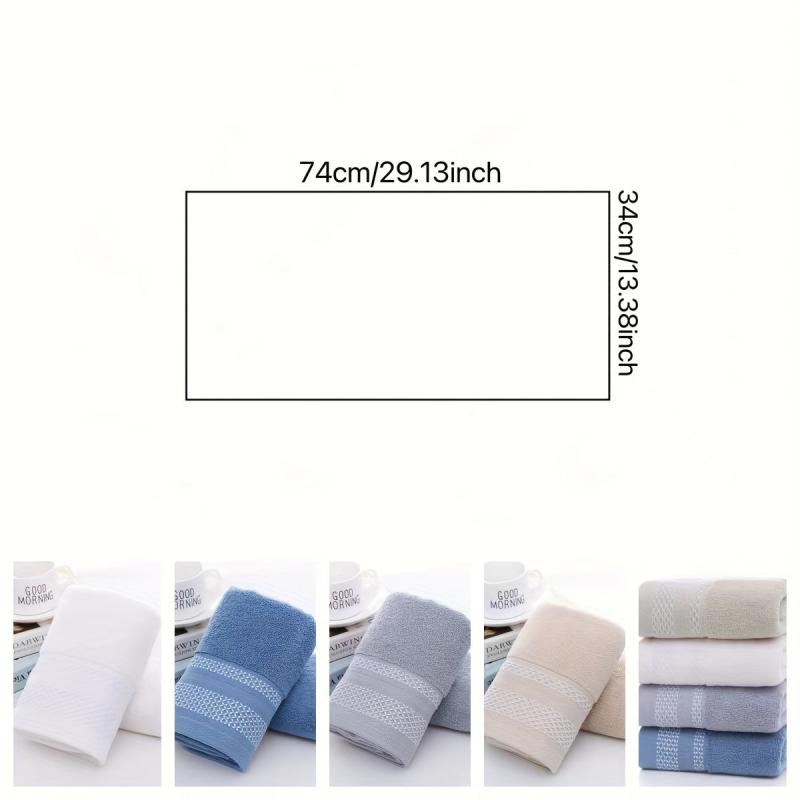 4pcs Coral Fleece Hand Towel Soft Skin friendly Face Towel