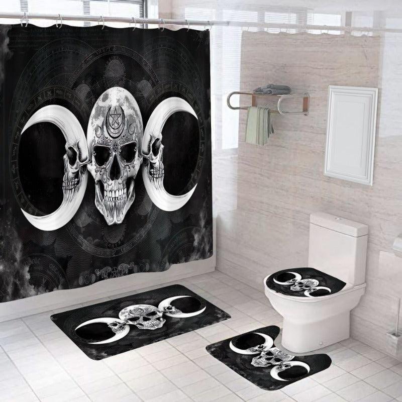 Printed Waterproof Shower Curtain for Bathroom Halloween Decor