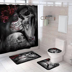 Printed Waterproof Shower Curtain for Bathroom Halloween Decor
