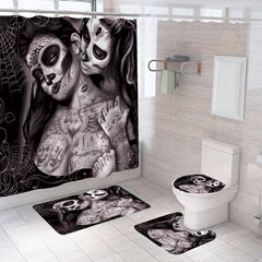 Printed Waterproof Shower Curtain for Bathroom Halloween Decor