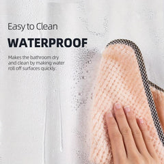 Heavy Duty Peva Shower Curtain - Dry/Wet Separation - Bathroom S