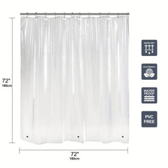 Heavy Duty Peva Shower Curtain - Dry/Wet Separation - Bathroom S
